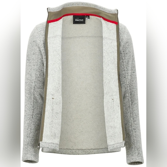 Marmot Men's Gilcrest Upcycle Wool Blend Sweater Jacket NWT sz Large - Picture 9 of 10